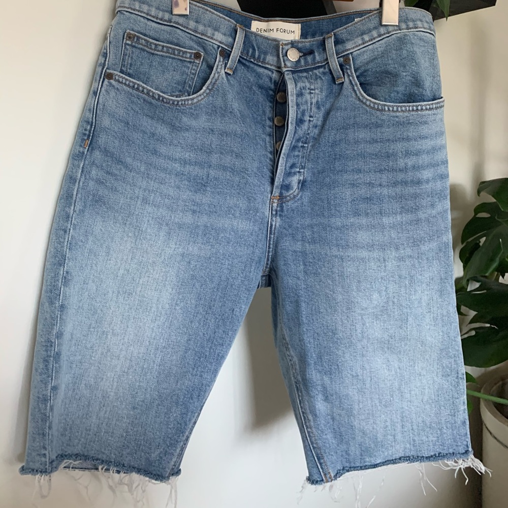 Denim Forum Bermuda Shorts